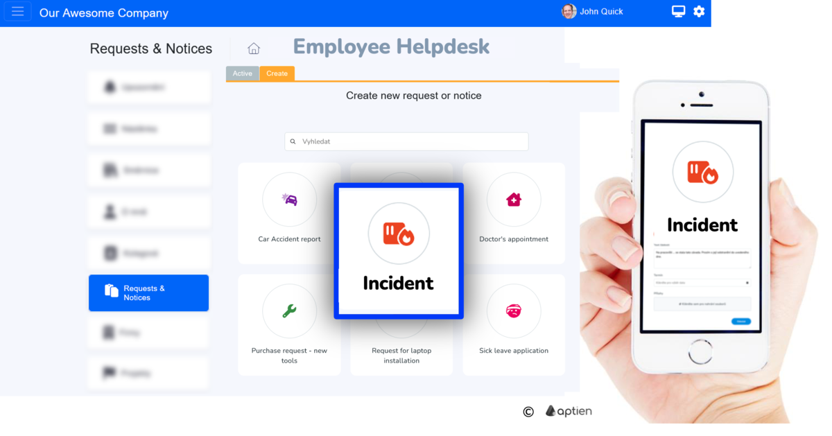 how employees report incidents